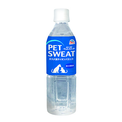 犬と猫の水分補給用のドリンク：ペットスエットのボトルタイプ