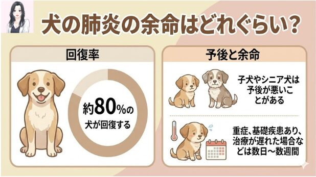 犬の肺炎の余命はどれぐらい？